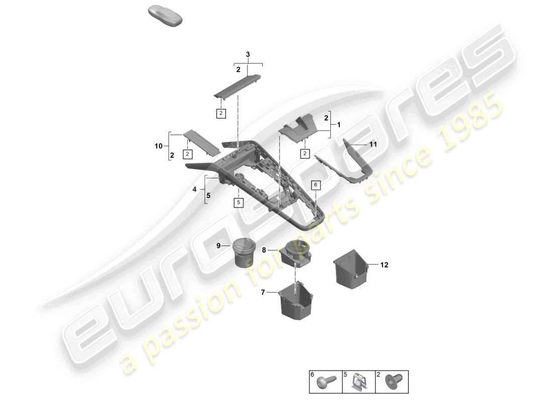 part diagram containing part number 992853098h ou2