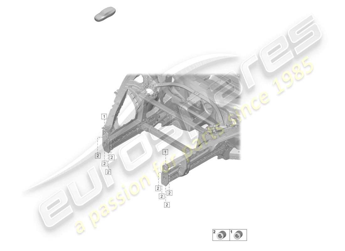 part diagram containing part number paf008976