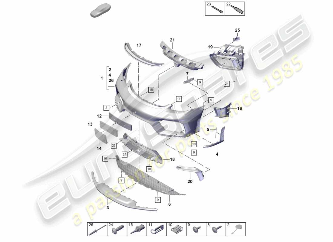 part diagram containing part number paf005217