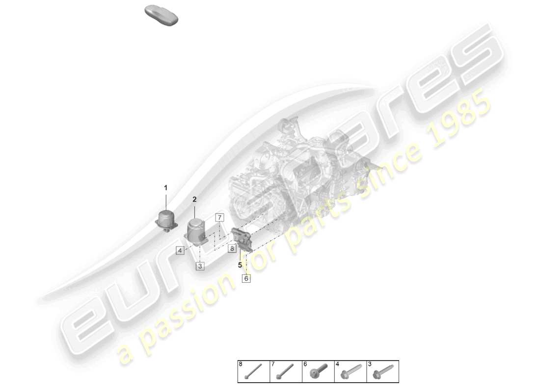 VIEW PARTS DIAGRAMS FROM THE PORSCHE 992 PARTS CATALOGUE a part diagram from the porsche 992 parts catalogue