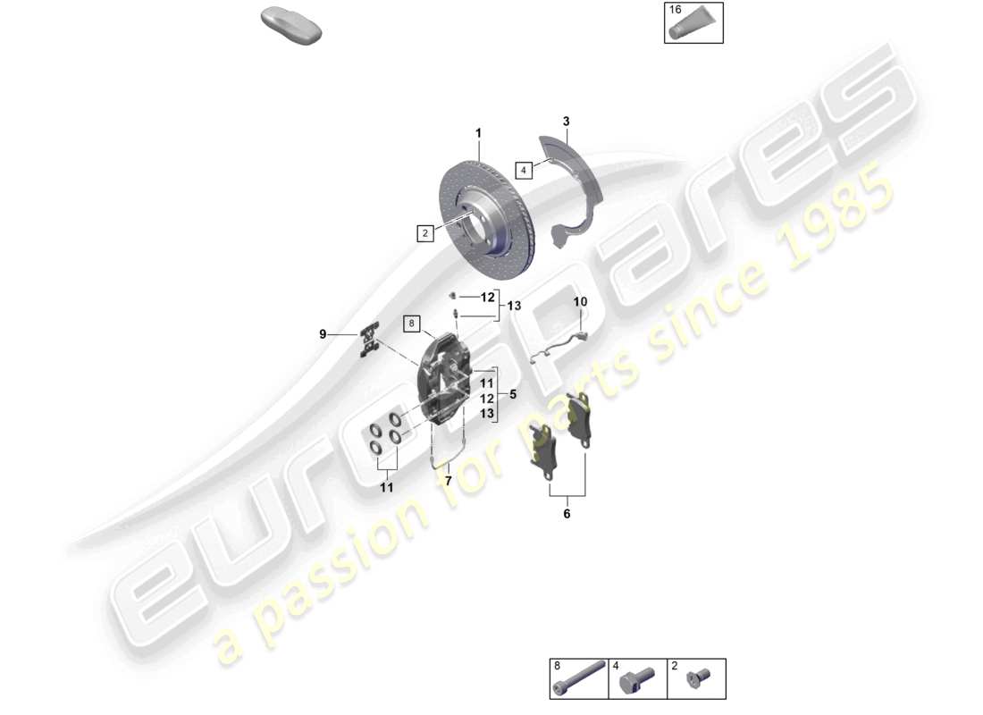 part diagram containing part number 9gt615424h