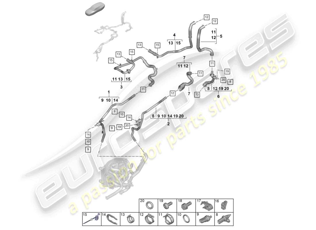 part diagram containing part number 95510614300