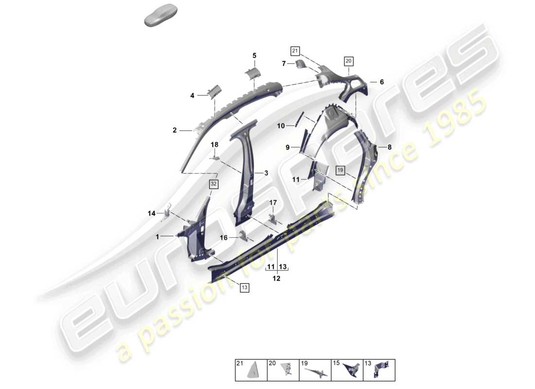 part diagram containing part number 971809752 ygrv