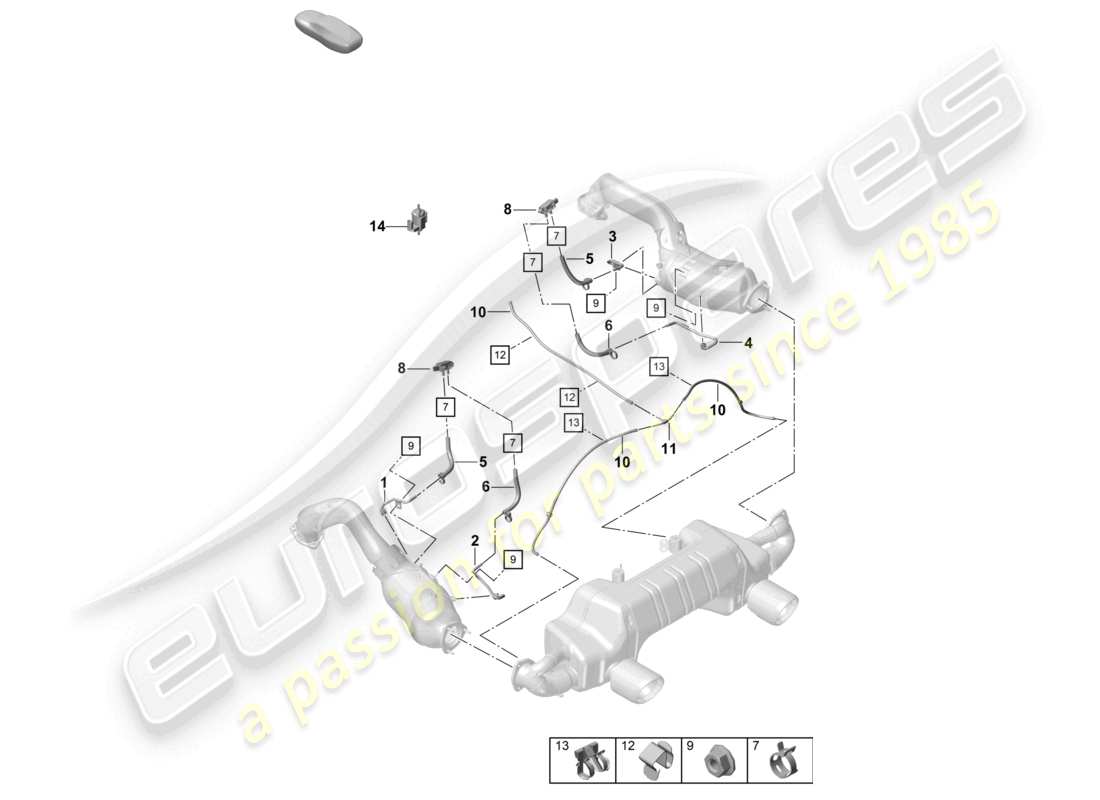 part diagram containing part number paf008573