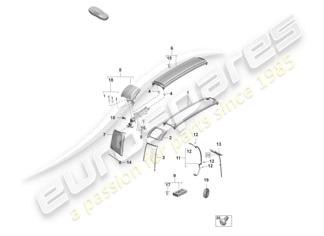part diagram containing part number 9p1898021