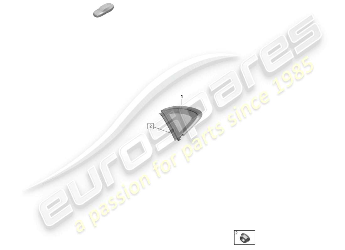 a part diagram from the porsche taycan parts catalogue