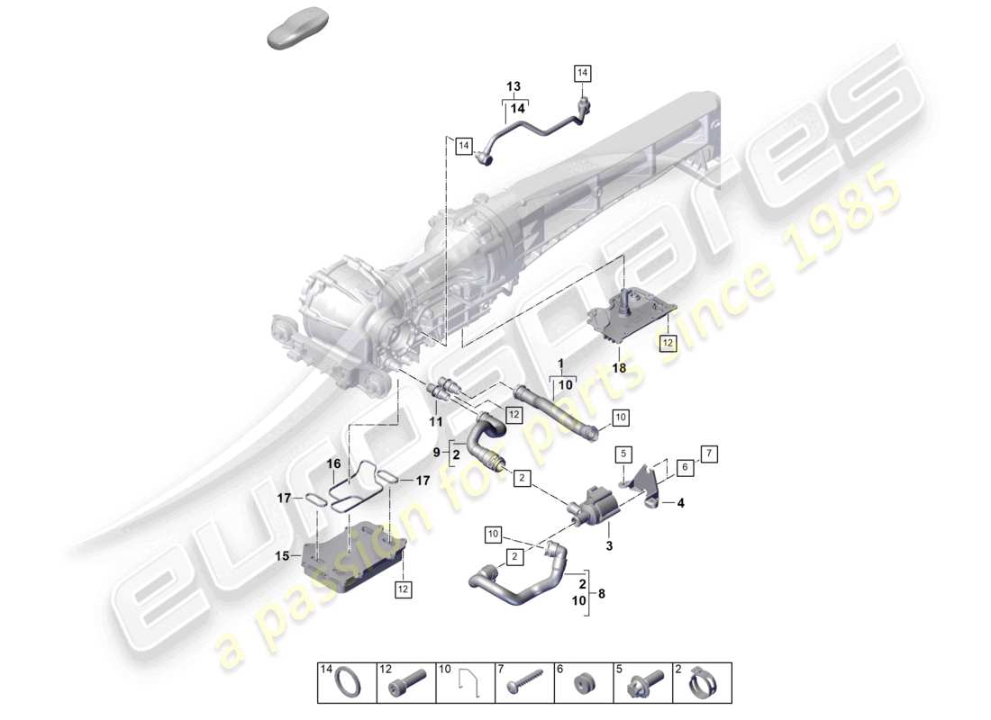 part diagram containing part number pab409098
