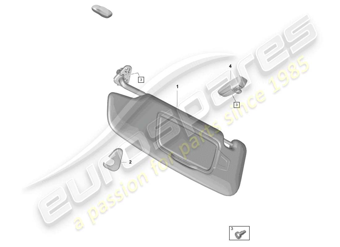 VIEW PARTS DIAGRAMS FROM THE PORSCHE CAYMAN PARTS CATALOGUE a part diagram from the porsche cayman parts catalogue