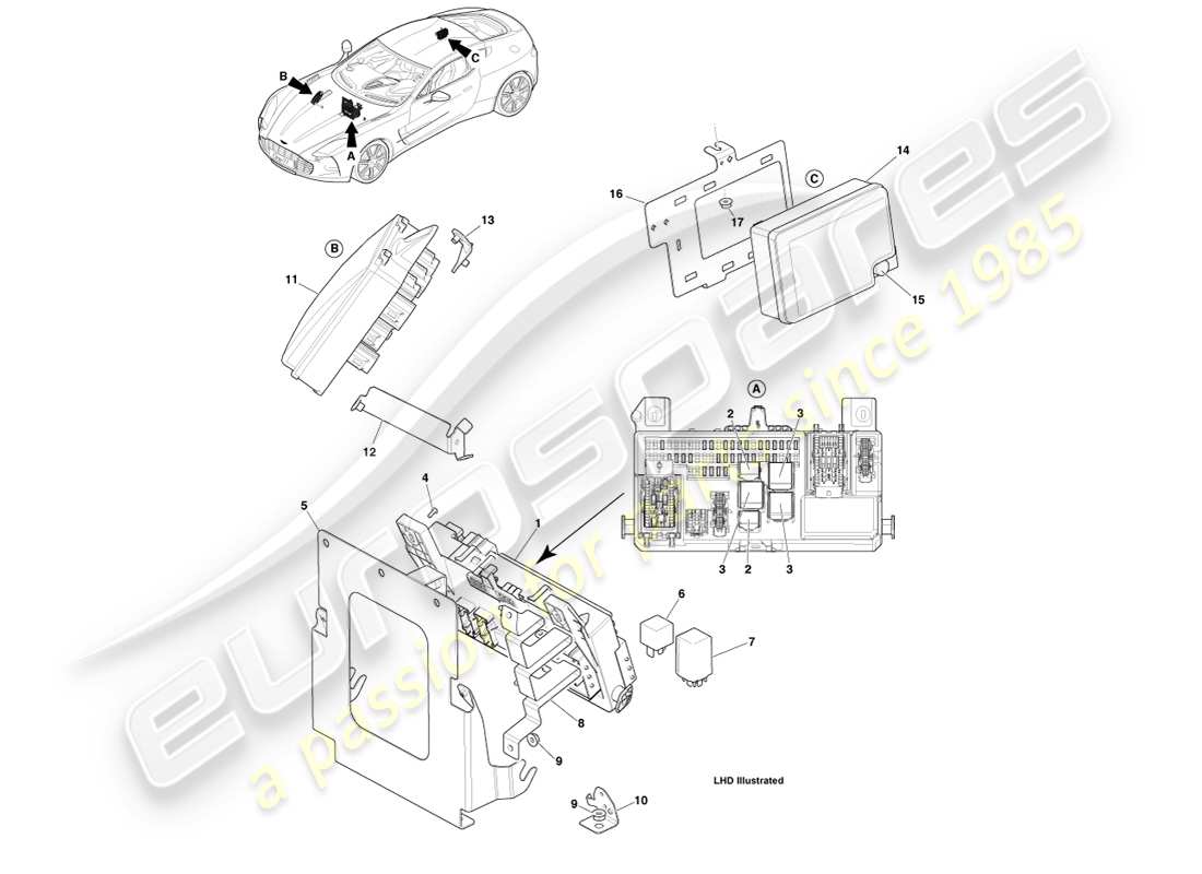 part diagram containing part number kvay93-14a073-aj
