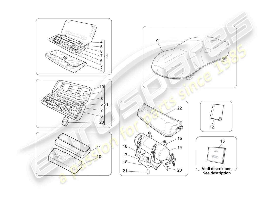 part diagram containing part number 84818100