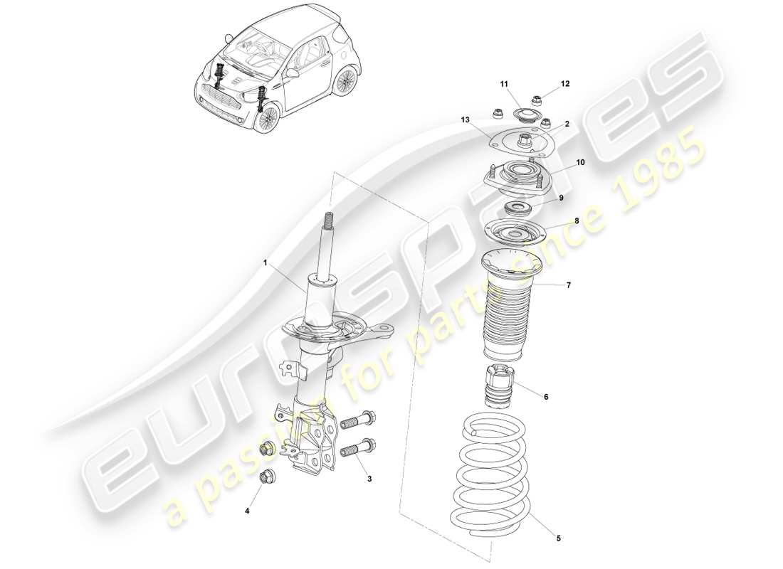 part diagram containing part number 48609-74020