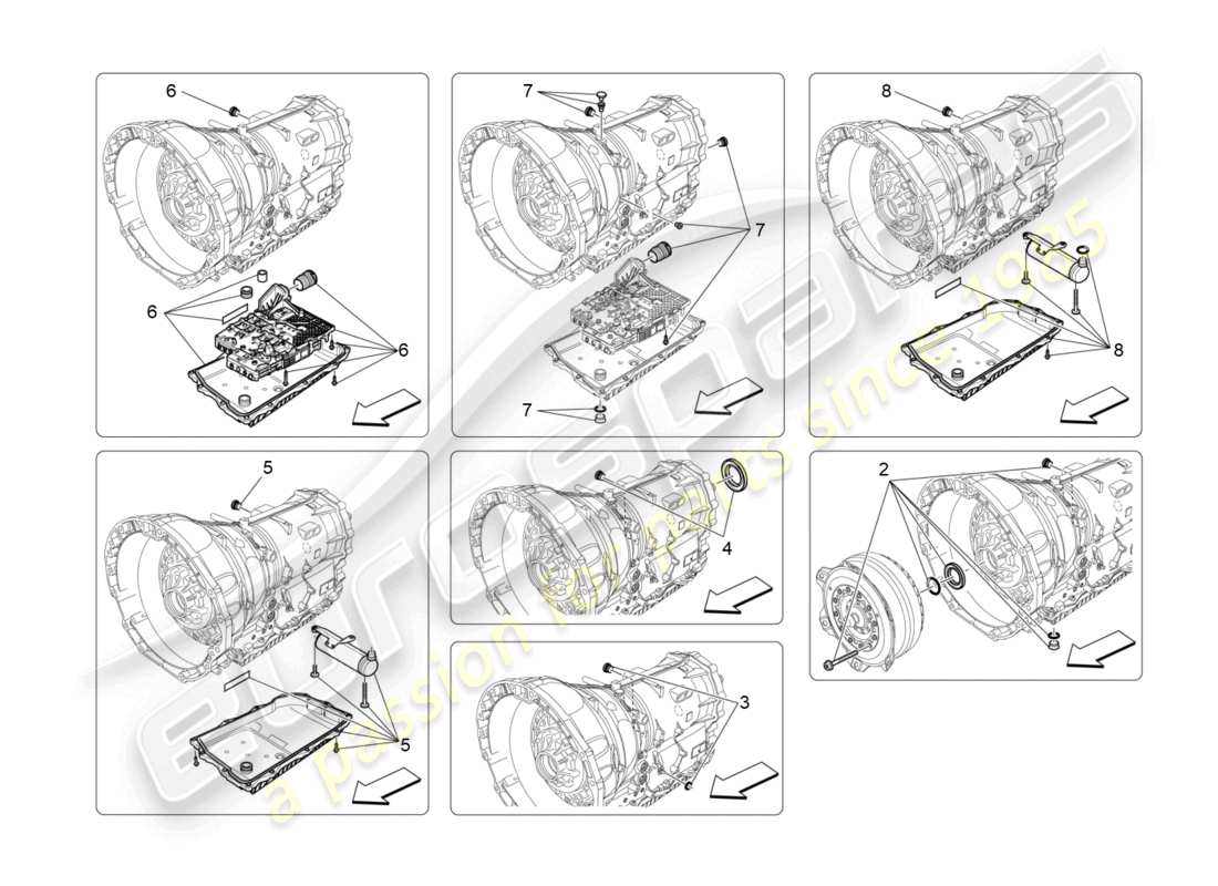 a part diagram from the maserati levante (2017) parts catalogue