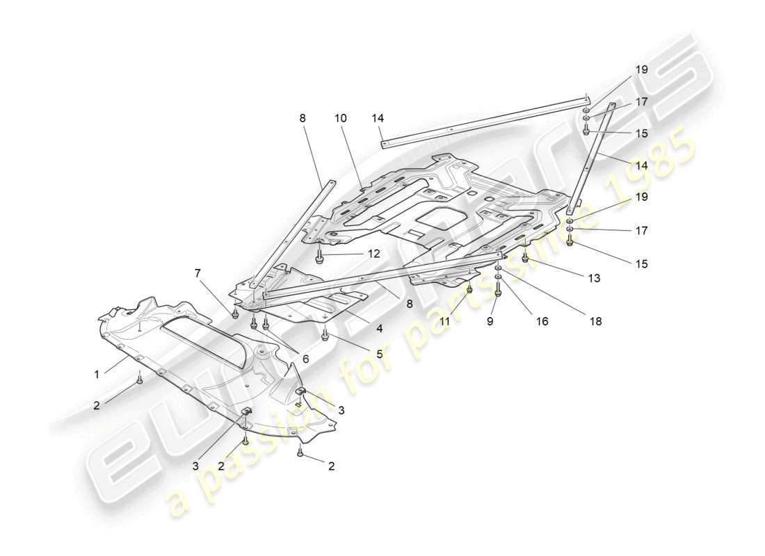 a part diagram from the maserati grancabrio mc (2013) parts catalogue