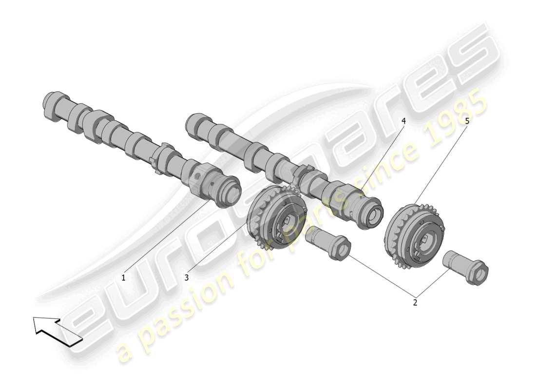 a part diagram from the maserati mc20 parts catalogue