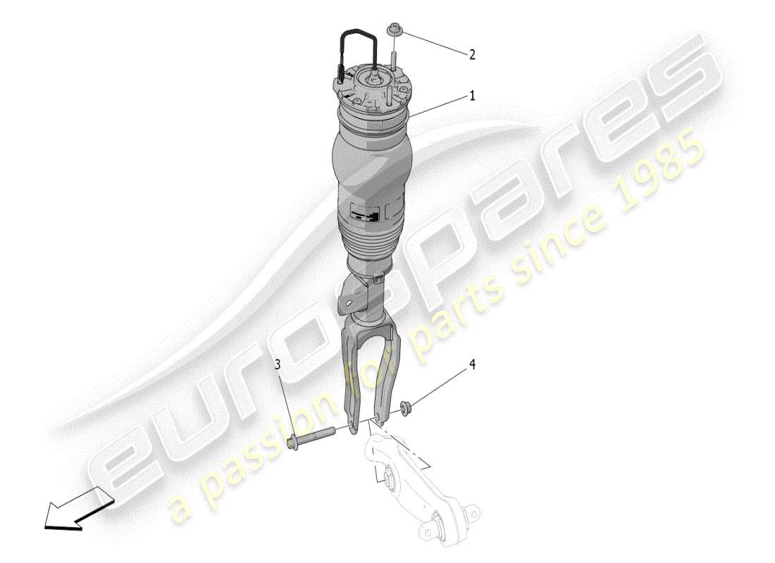 a part diagram from the maserati grecale parts catalogue