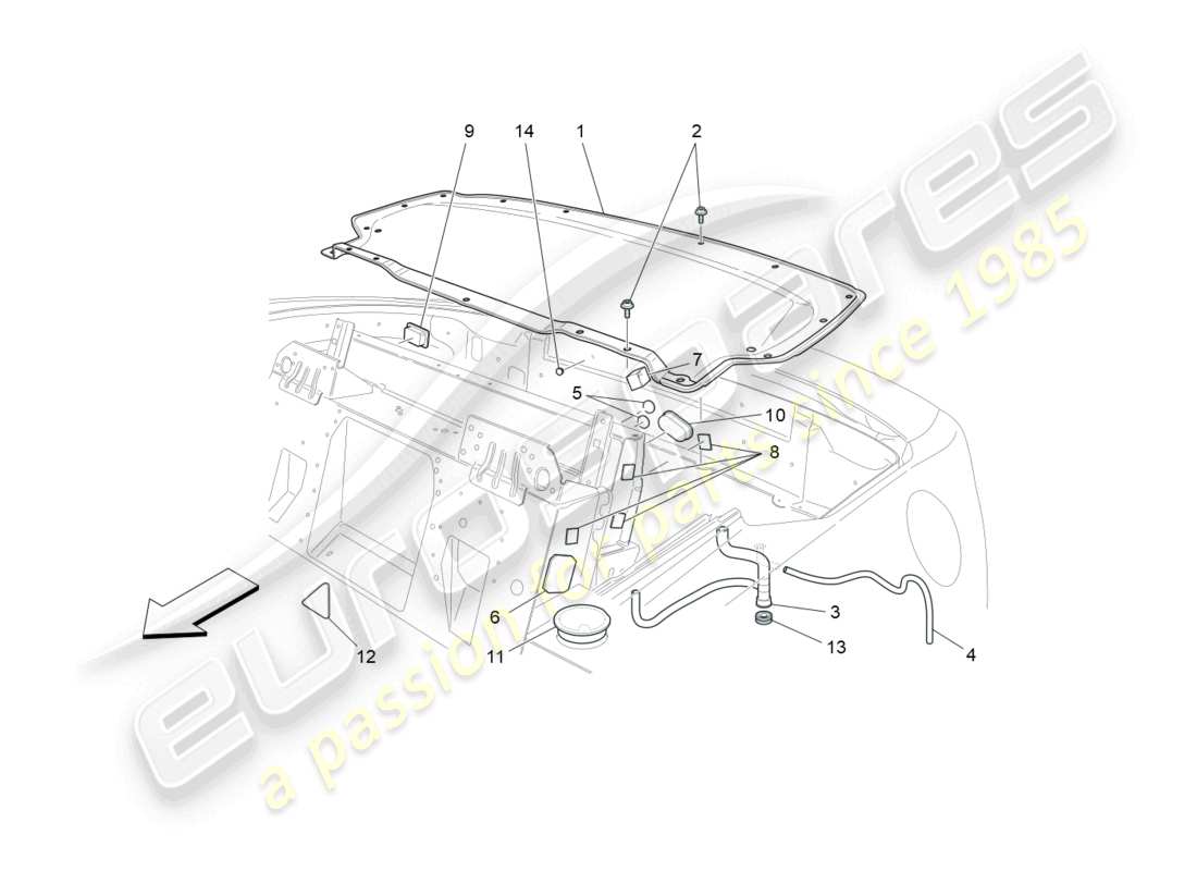 part diagram containing part number 81443000