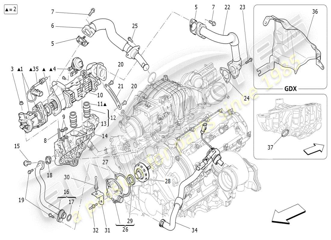 part diagram containing part number 46335091
