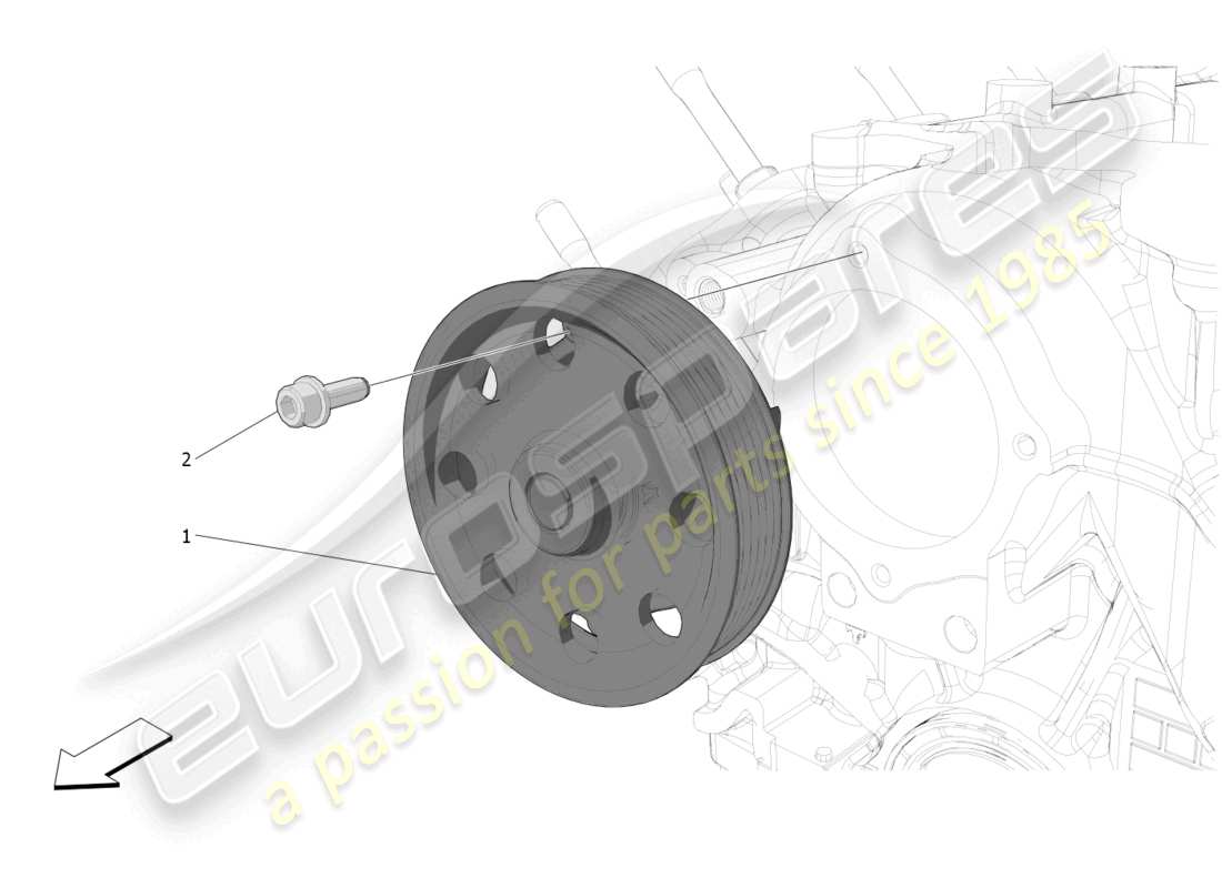 a part diagram from the maserati mc20 parts catalogue