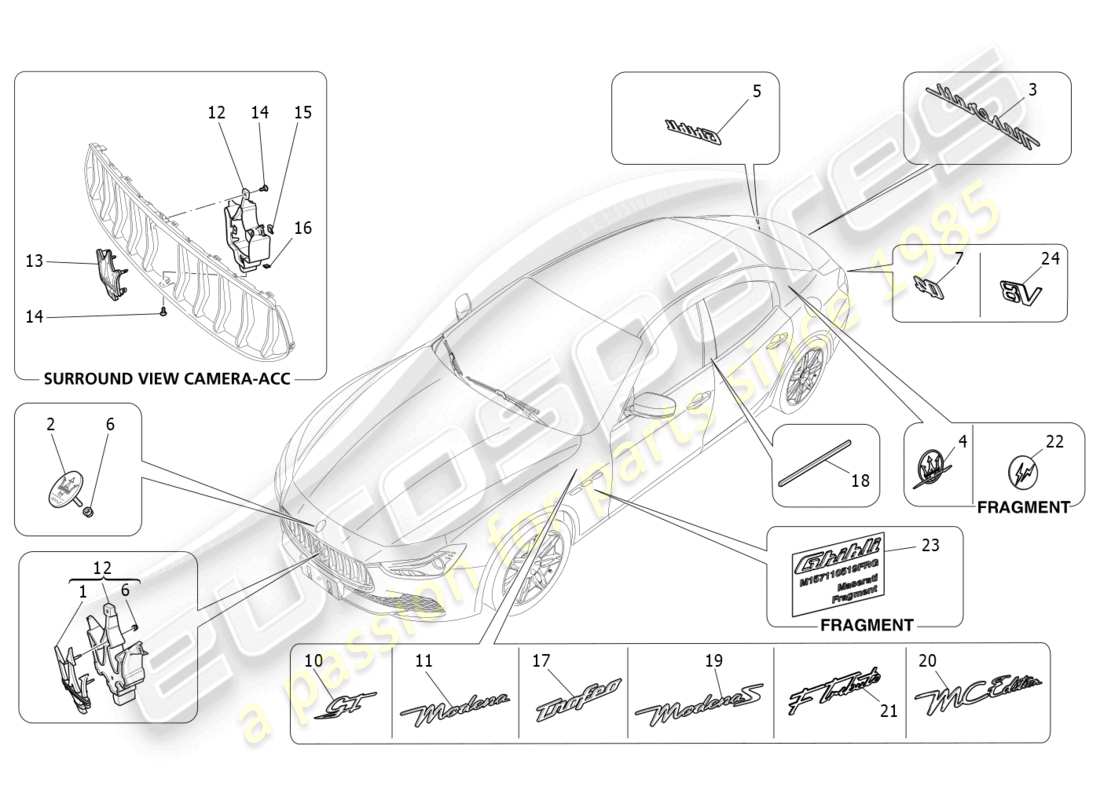 part diagram containing part number 670098876