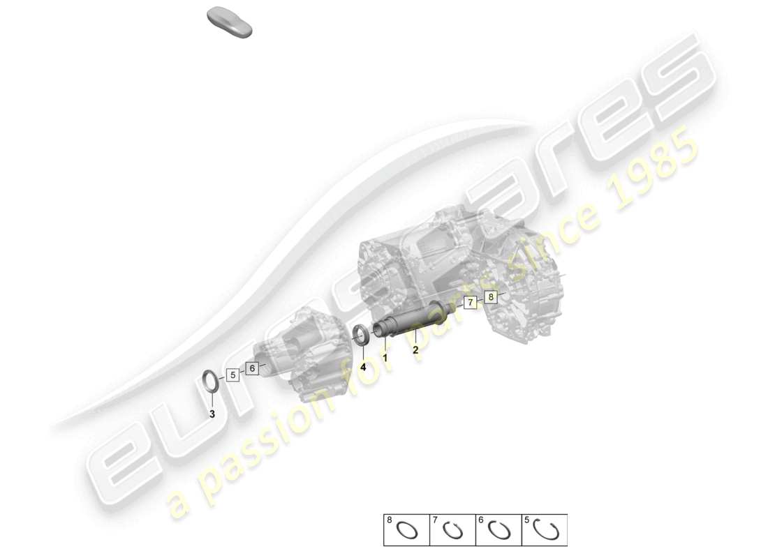 porsche 2025 (macan-e) traction motor for elec. drive macan 4 rear axle macan oil-conducting housing part diagram