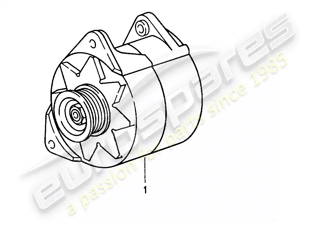 a part diagram from the porsche accessories and tequipment parts catalogue