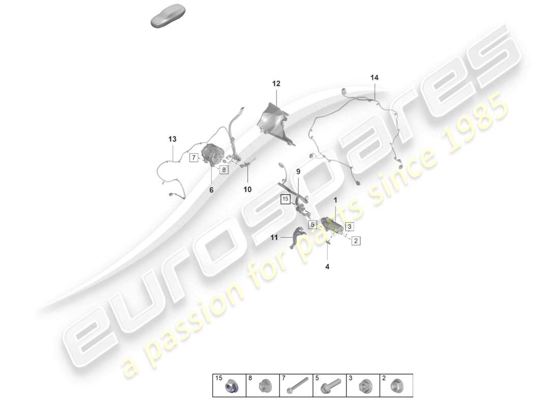 porsche 2021 (panamera 971-2) starter alternator part diagram
