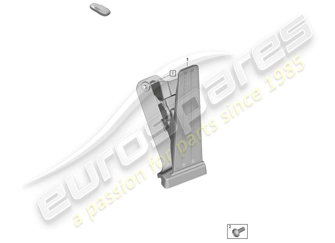 porsche 2025 (panamera 976) accelerator pedal part diagram