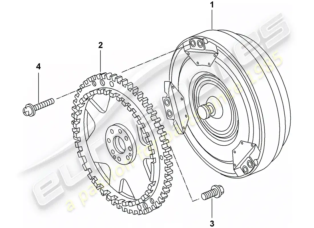 porsche 2005 (997-1) tiptronic parts diagram
