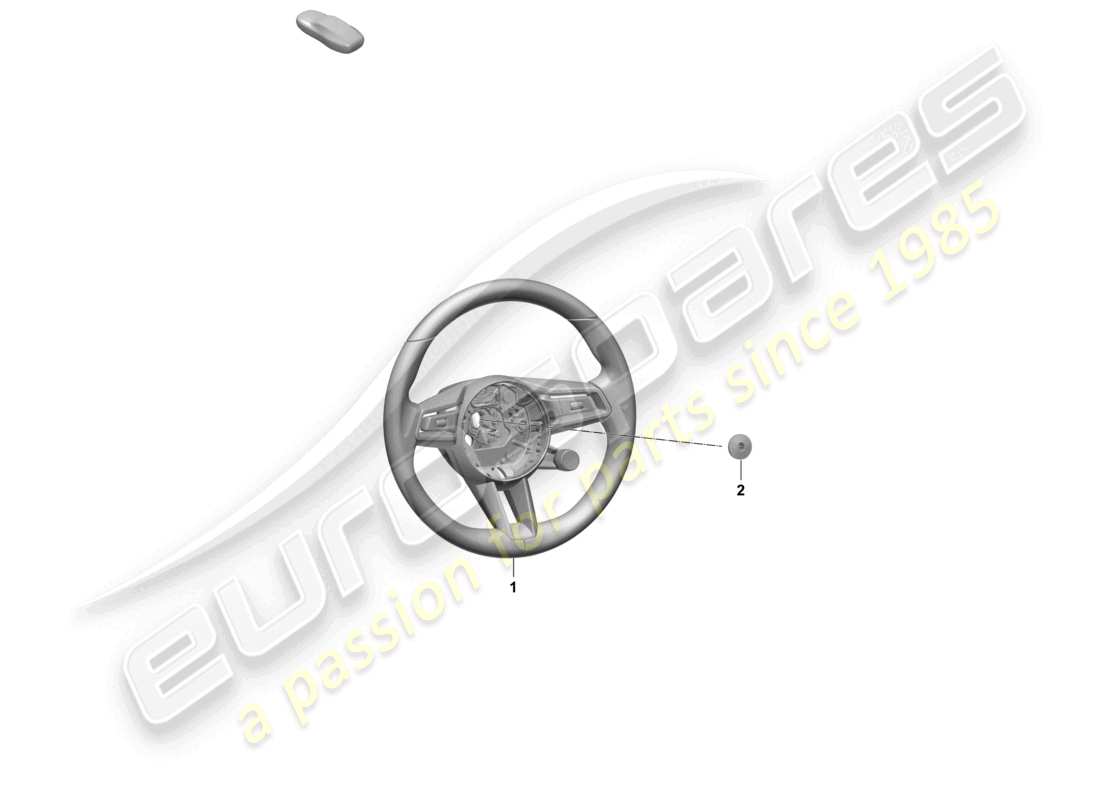 porsche 2025 (macan-e) multifunct. sports strng wheel (leather) parts diagram