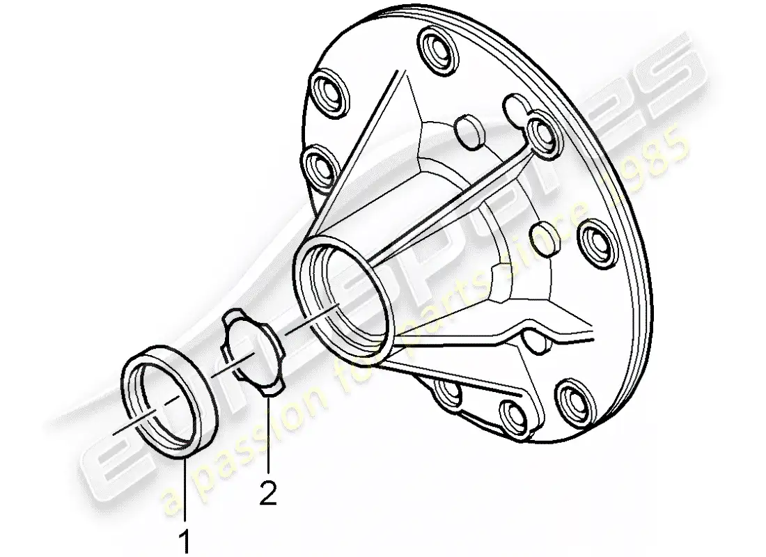 porsche 2007 (987 boxster) tiptronic parts diagram