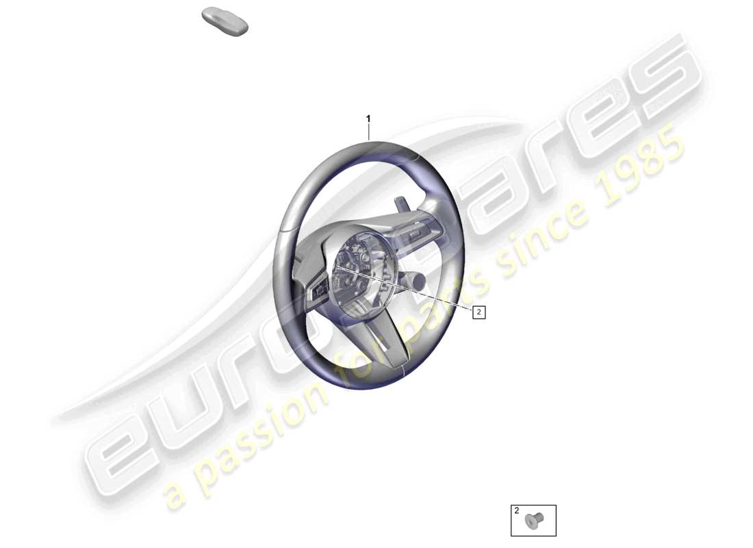 porsche 2023 (cayenne e3 pa) mult.steering wheel (leather) part diagram
