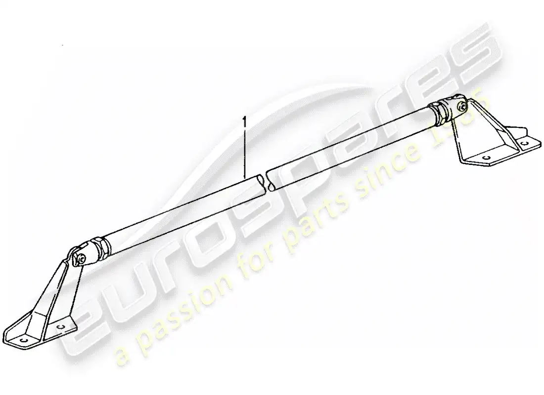 porsche 2008 (tequipment) dome strut parts diagram