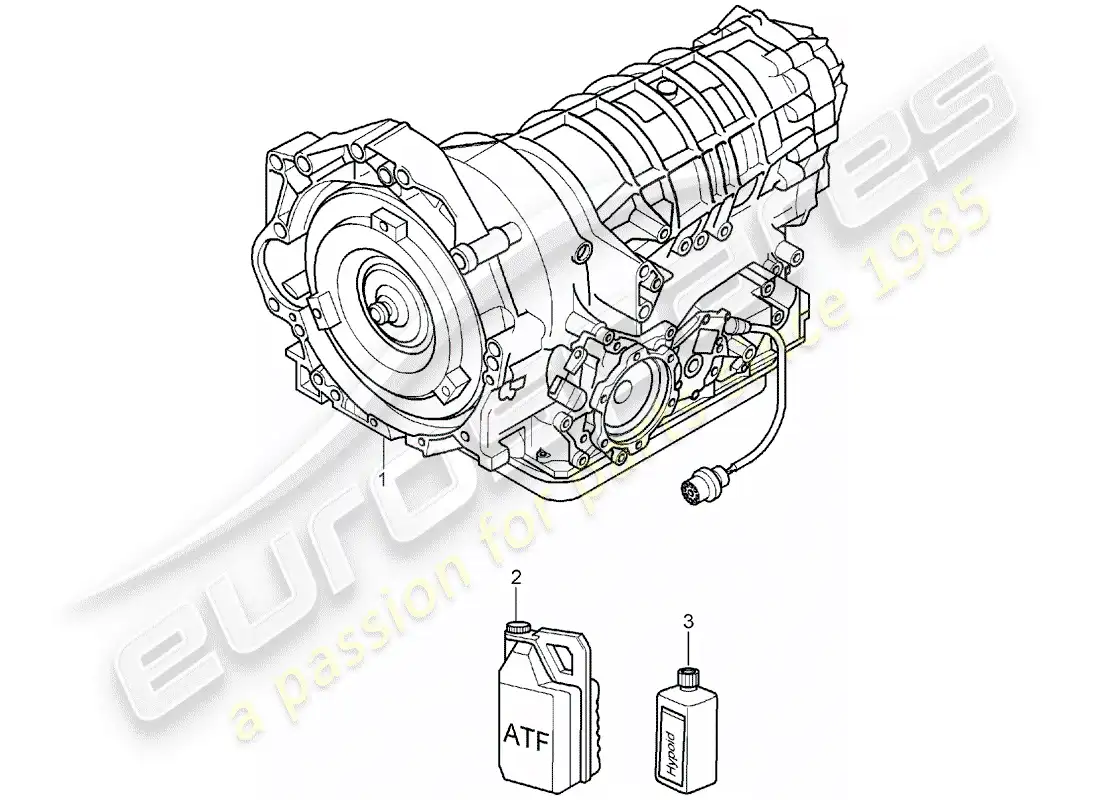 porsche 2006 (987 boxster) tiptronic parts diagram
