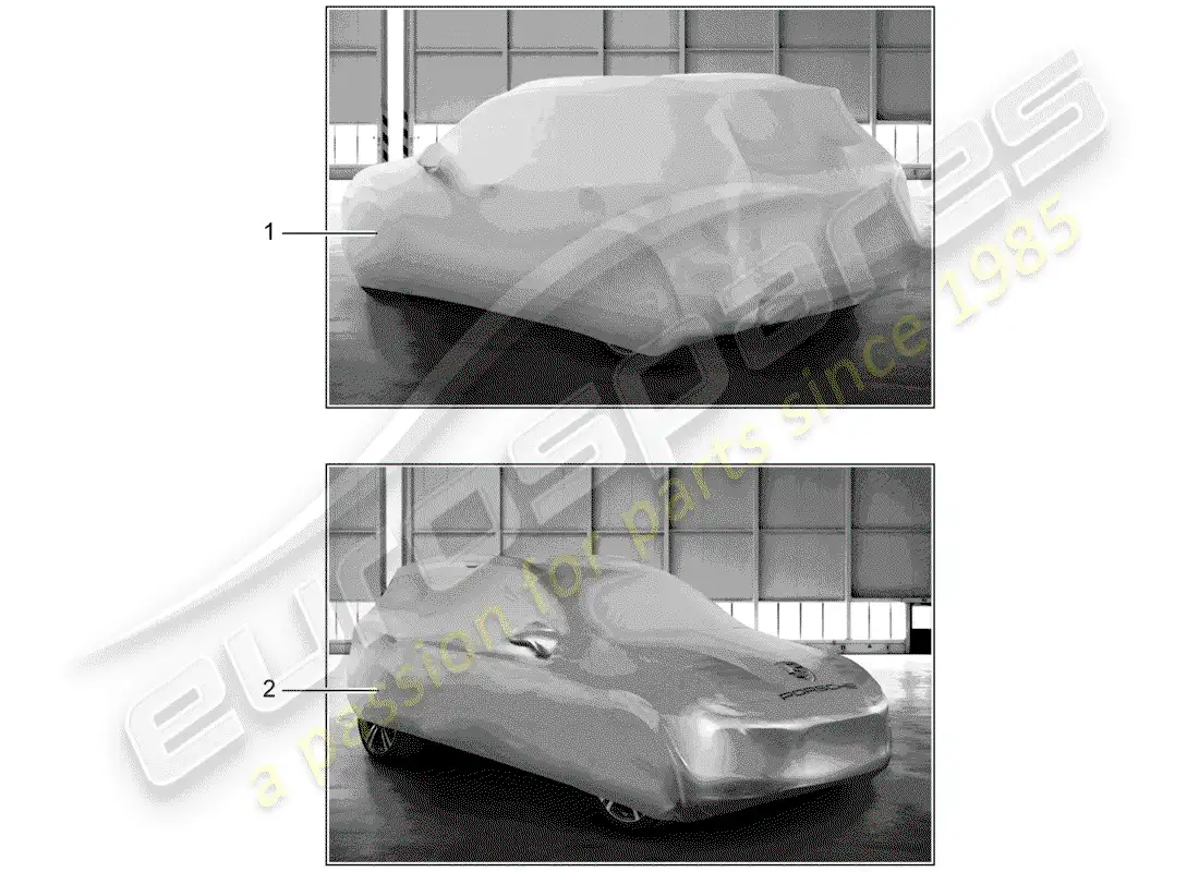 porsche 2013 (tequipment cayenne) cover parts diagram