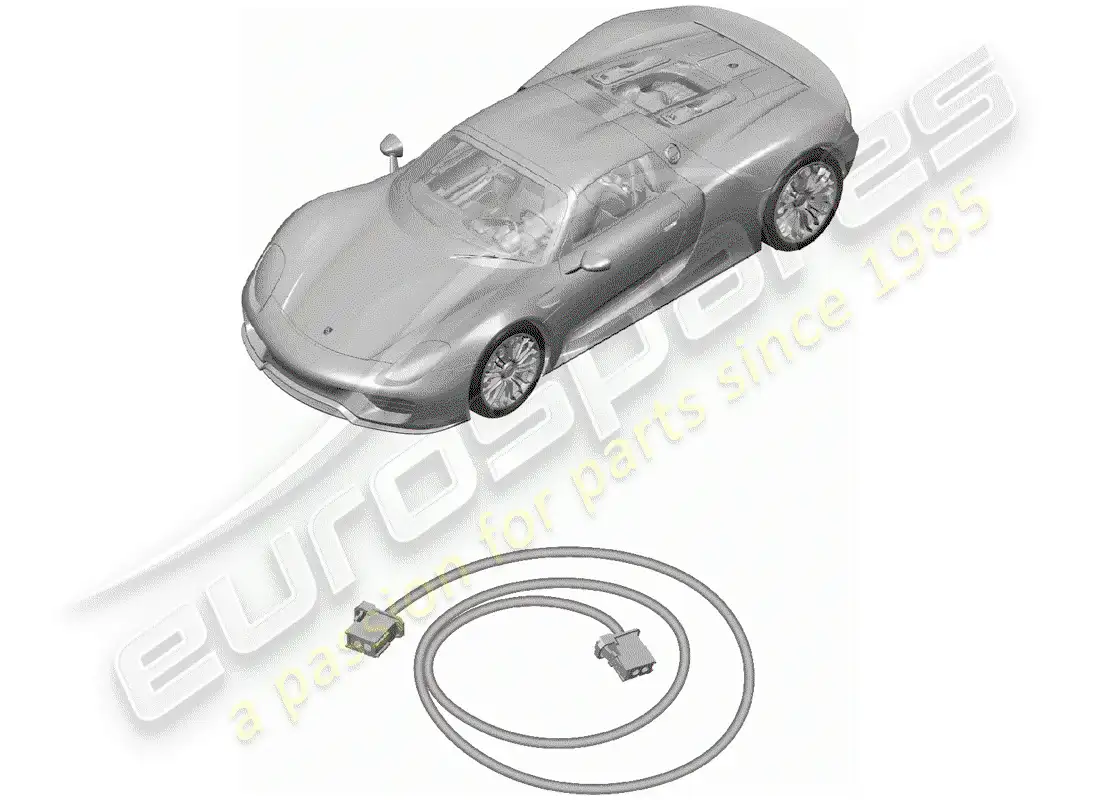 porsche 2015 (918 spyder) wiring harnesses parts diagram
