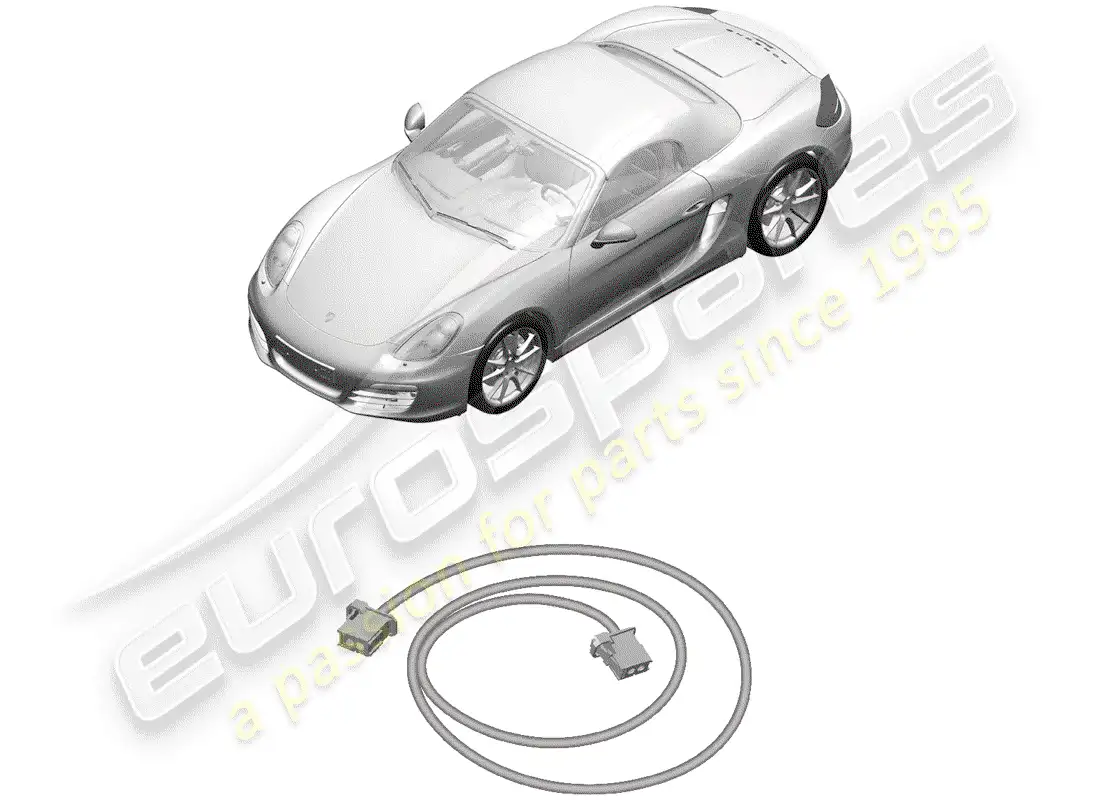 porsche 2012 (981 boxster) wiring harnesses parts diagram