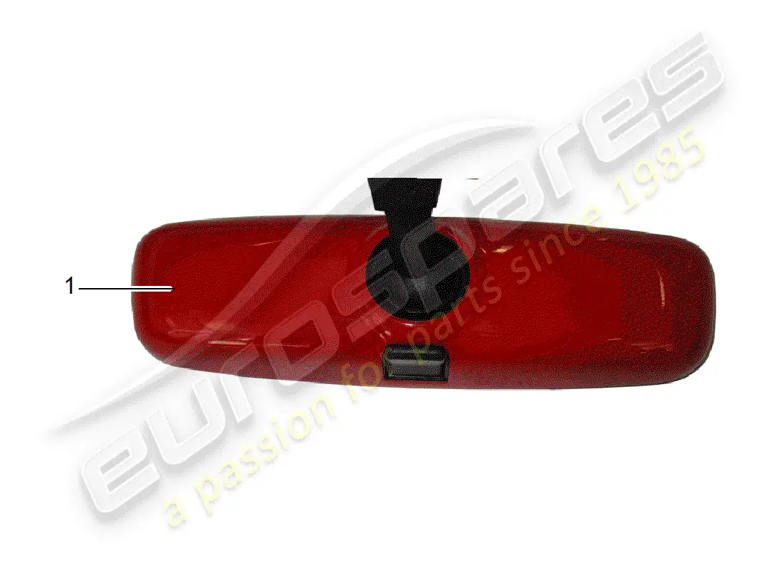 porsche 2019 (tequipment macan) rear view mirror inner parts diagram