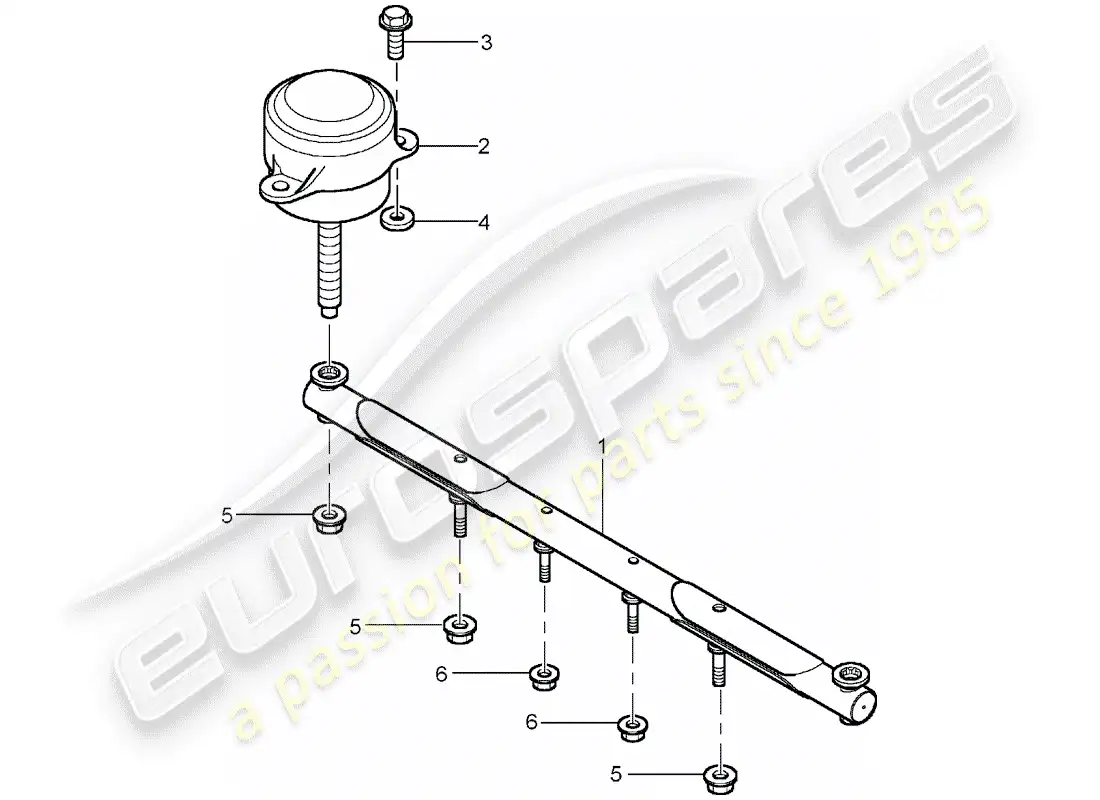porsche 2006 (carrera gt) transmission suspension parts diagram