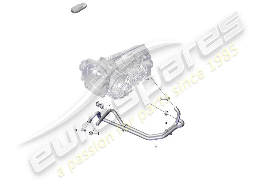 porsche 2025 (992-2 gt3/rs/st) manual gearbox cooling system for gear oil part diagram