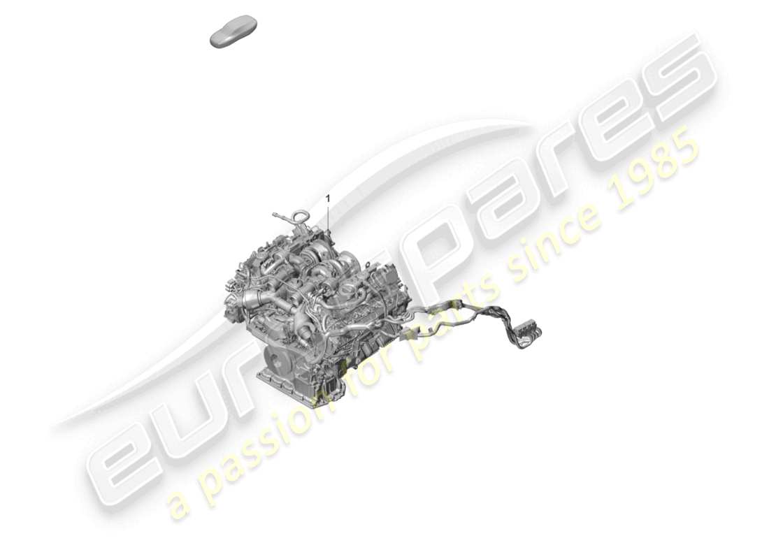 porsche 2024 (panamera 971-2) replacement engine (complete) part diagram