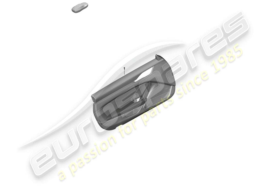 porsche 2021 (992-1 gt3/rs/st) door panel for models with leatherette trim armrest (dinamica) st part diagram
