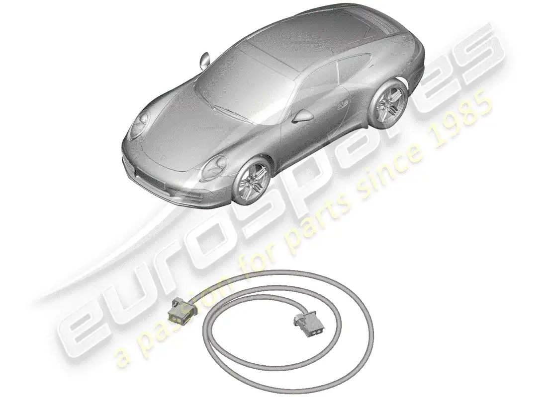 porsche 2014 (991-1) wiring harnesses parts diagram