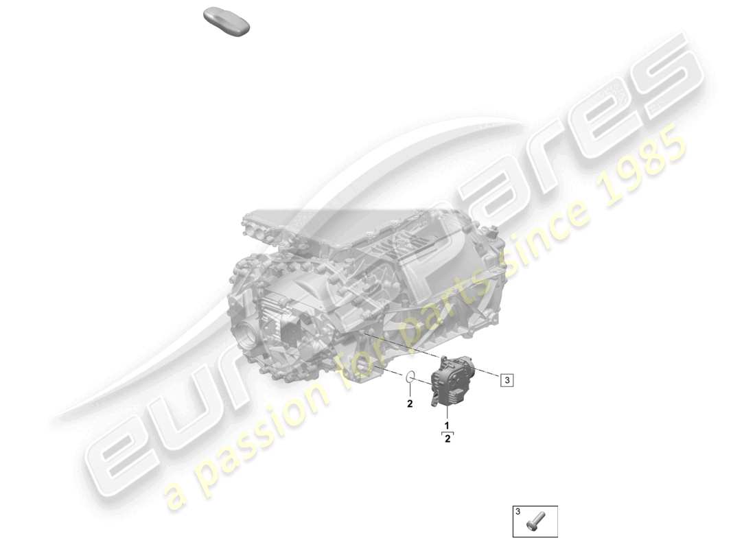 porsche 2025 (macan-e) electronic parking brake gearbox rear axle parts diagram