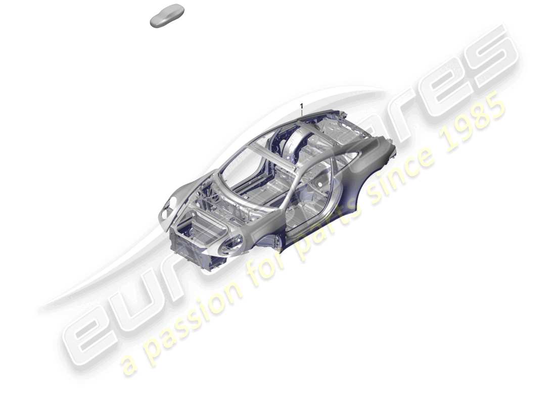 porsche 2026 (992-2 gt3/rs/st) car body part diagram