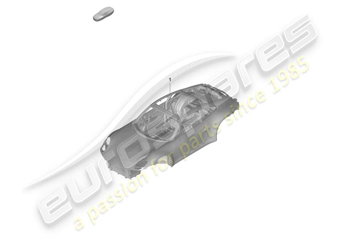 porsche 2025 (992-2 gt3/rs/st) car body part diagram