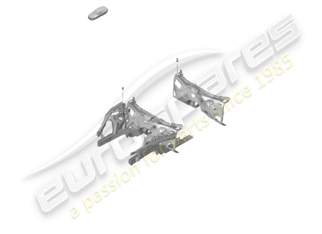 porsche 2023 (panamera 971-2) front end part diagram