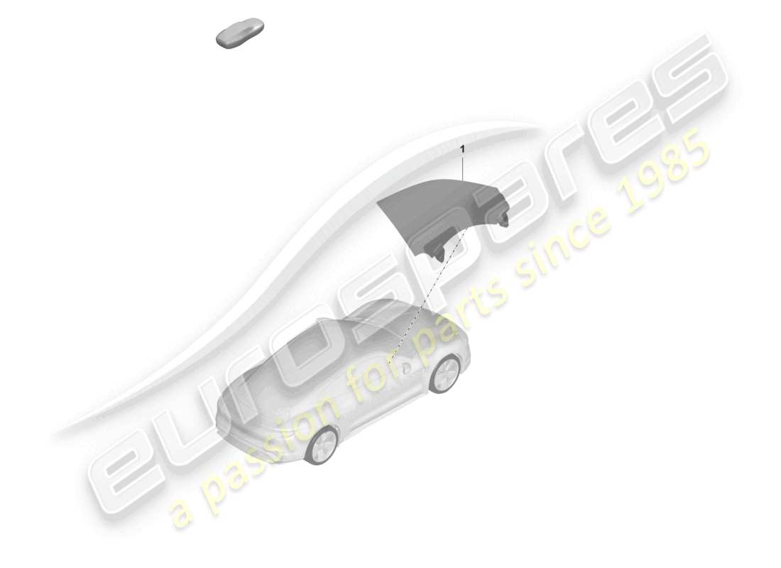 porsche 2021 (taycan 9j1-1) door window part diagram