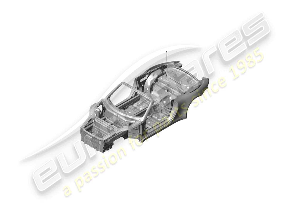 porsche 2021 (991-2 r/gt3/rs) car body part diagram