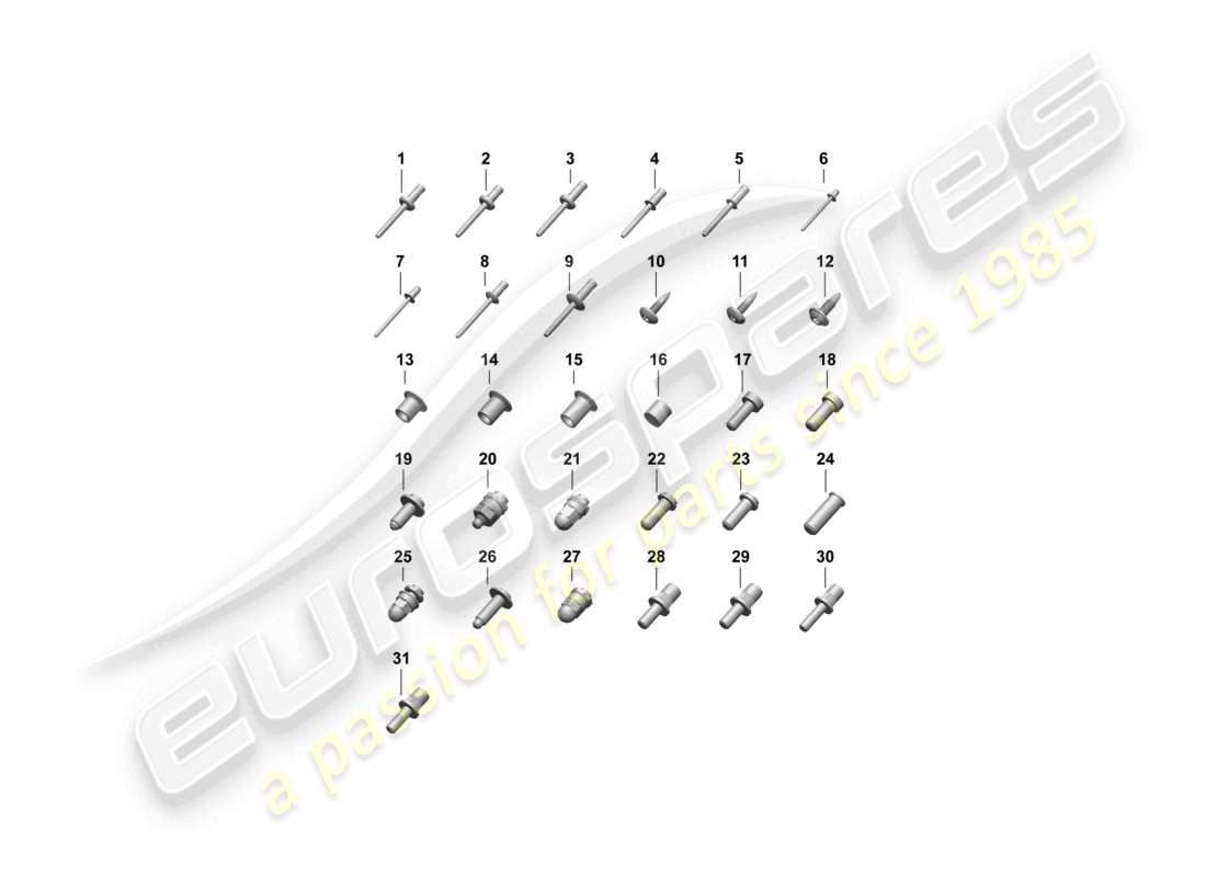 porsche 2025 (taycan 9j1-2) fasteners car body part diagram