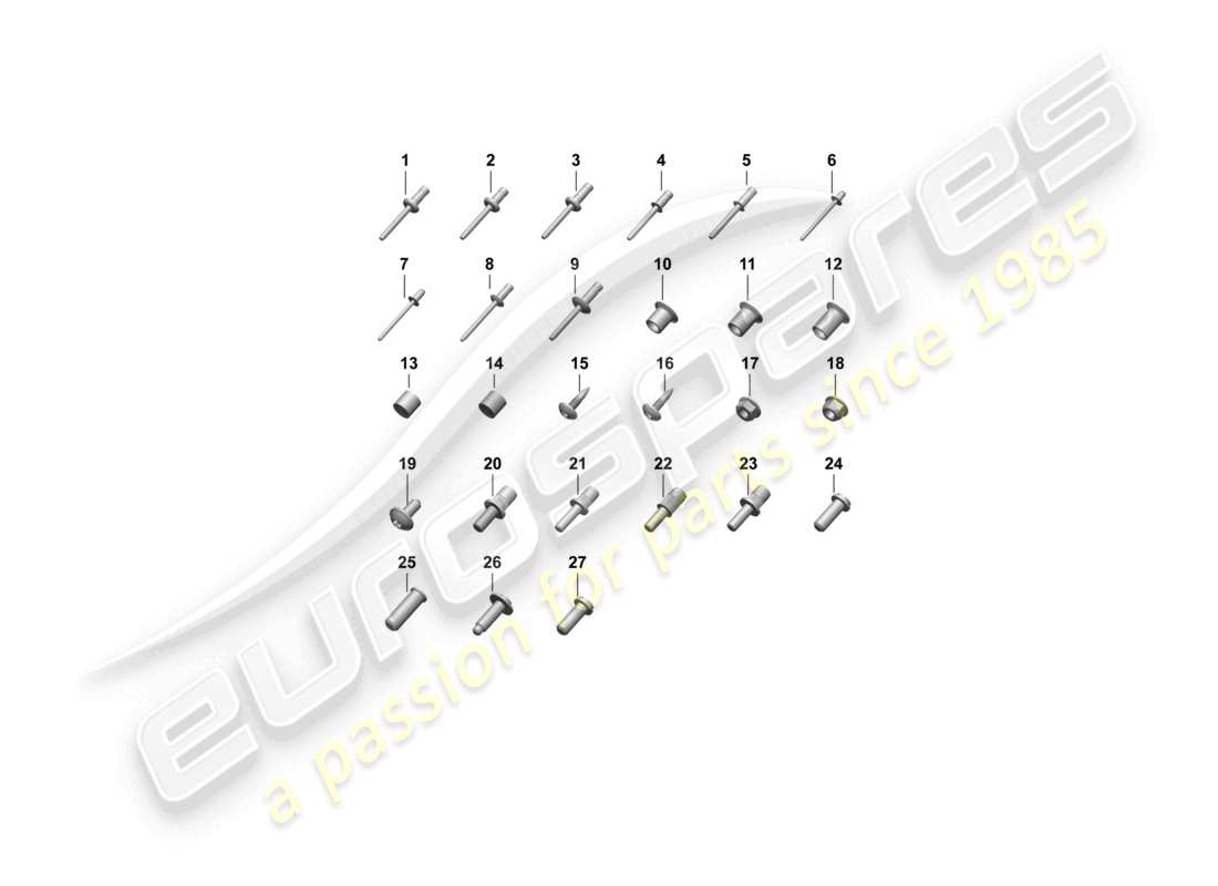 porsche 2025 (macan-e) fasteners car body parts diagram